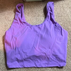 Purple Buffbunny Crop Top/Sports Bra